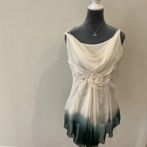 Silk / cotton Dondup top, sz sm, made in Italy